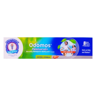 Odomos Naturals Mosquito Repellent Cream, 25 gm, Pack of 1