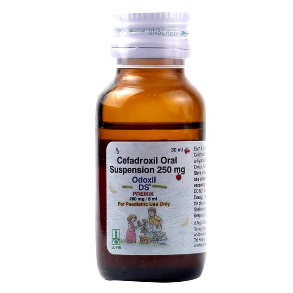 Odoxil DS Premix 250 mg Oral Suspension 30 ml, Pack of 1 Suspension