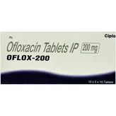 Oflox 200 Tablet 10's, Pack of 10 TABLETS