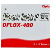 Oflox 400 Tablet 10's, Pack of 10 TABLETS