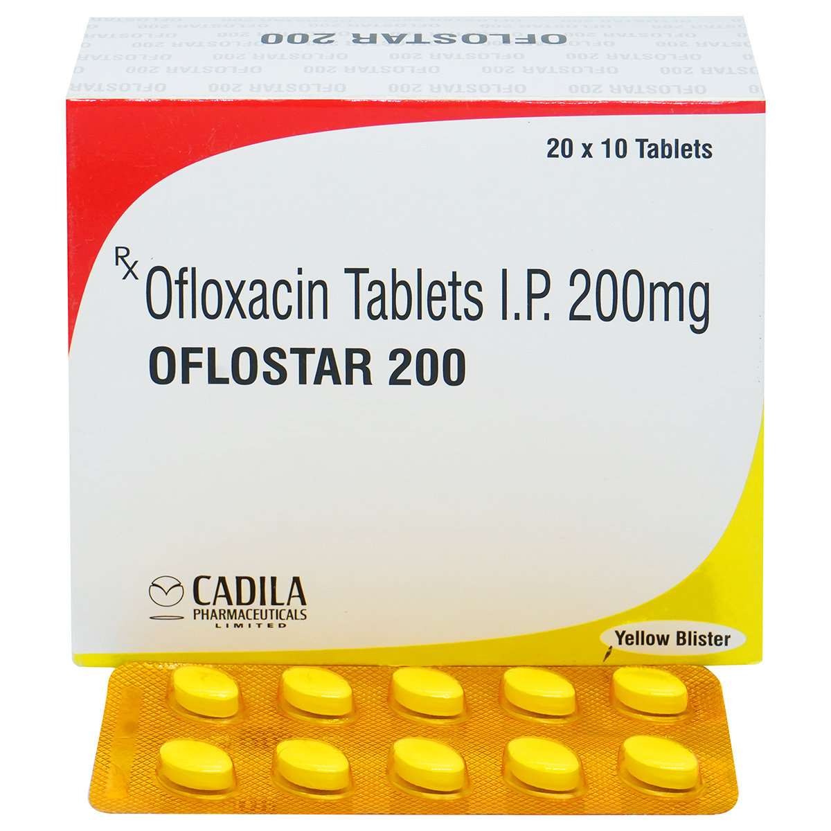 Oflostar 200 mg Tablet 10's, Pack of 10 TABLETS Oflostar 200 mg Tablet 10's, Pack of 10 TABLETS
