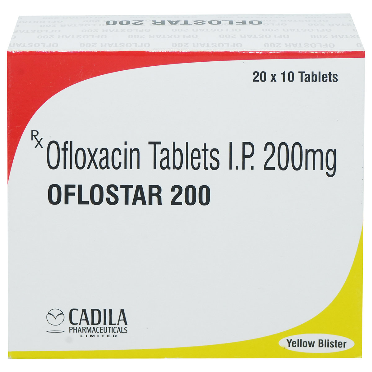 Oflostar 200 mg Tablet 10's, Pack of 10 TABLETS Oflostar 200 mg Tablet 10's, Pack of 10 TABLETS