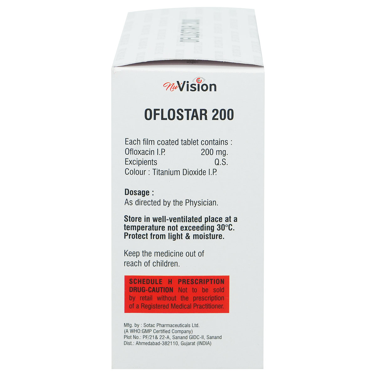 Oflostar 200 mg Tablet 10's, Pack of 10 TABLETS Oflostar 200 mg Tablet 10's, Pack of 10 TABLETS