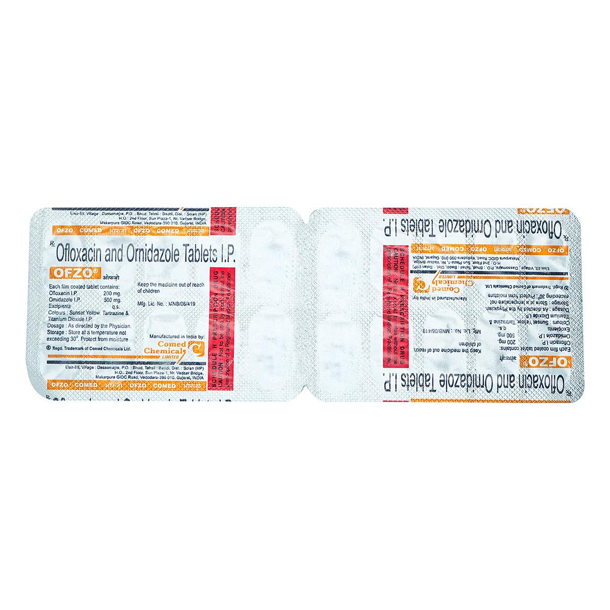 OFZO TABLET, Pack of 10 TABLETS OFZO TABLET, Pack of 10 TABLETS