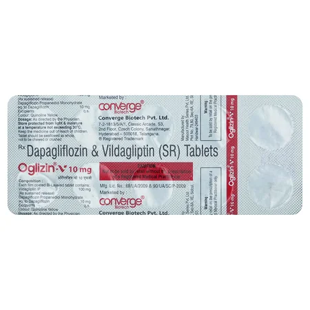 Oglizin-V 10mg Tablet 10's