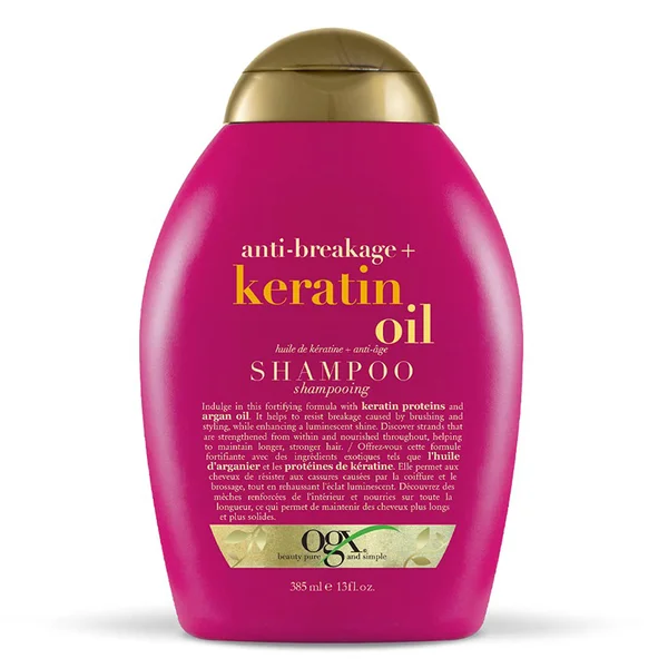 Ogx Anti-Breakage Keratin Oil Shampoo, 385 ml, Pack of 1