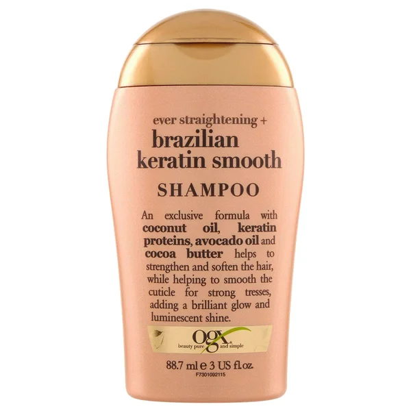 OGX Brazilian Keratin Smooth Shampoo, 88.7 ml, Pack of 1