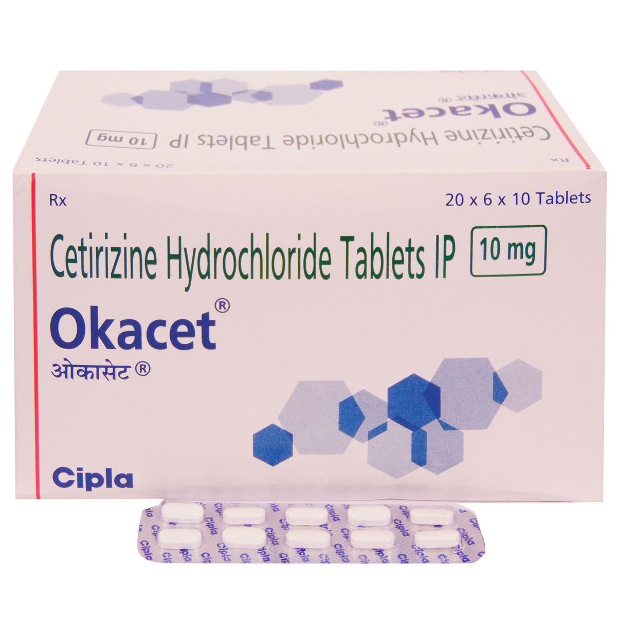 Buy Okacet Tablet 10's Online