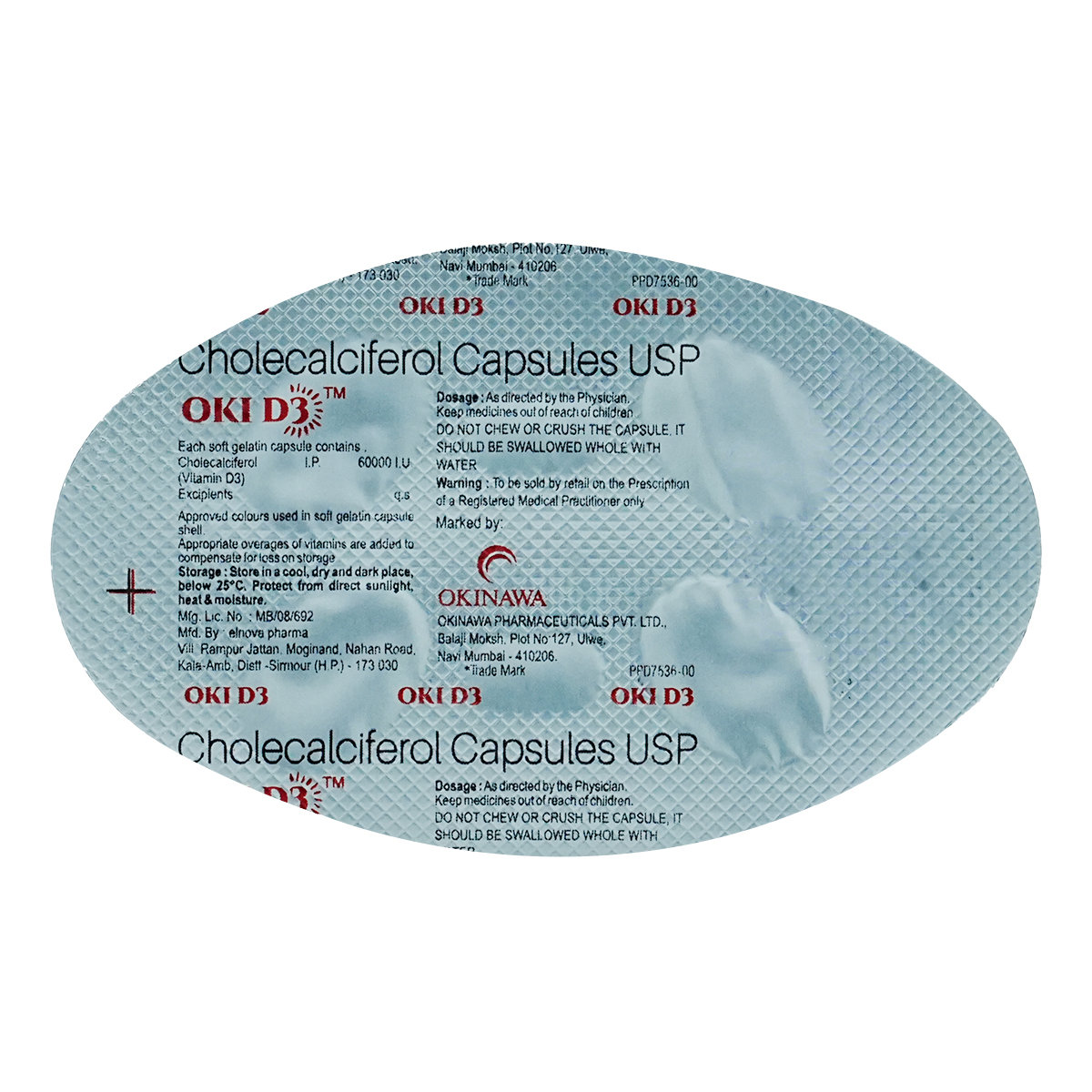 Oki D3 60K Capsule 4's, Pack of 4 Oki D3 60K Capsule 4's, Pack of 4