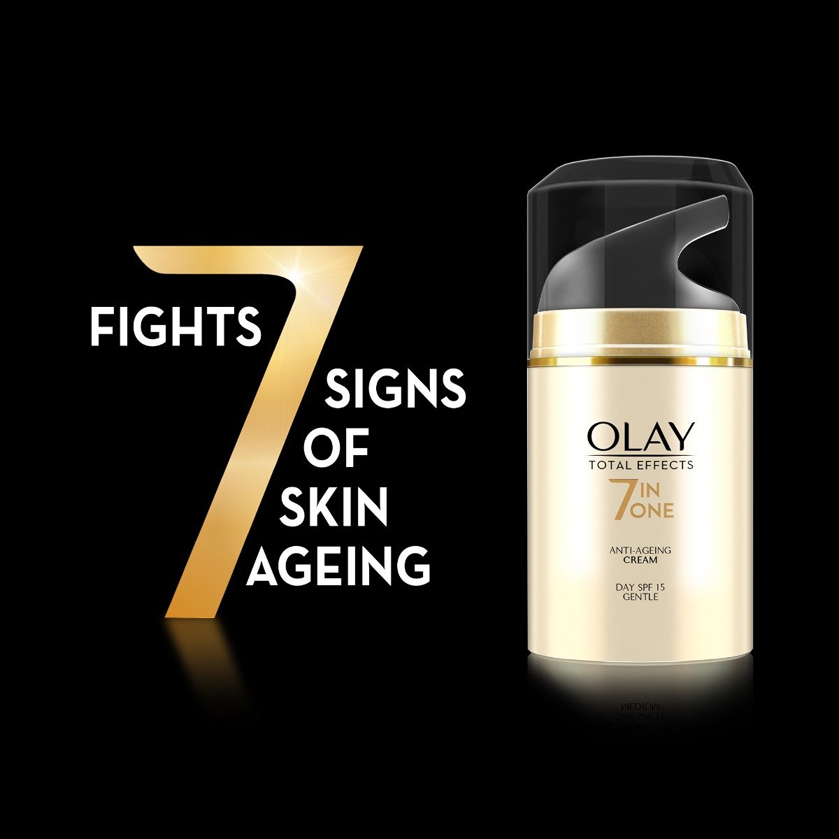 Olay Total Effects 7 In 1 Anti-Ageing Gentle Day Cream SPF15, 50 gm, Pack of 1 Olay Total Effects 7 In 1 Anti-Ageing Gentle Day Cream SPF15, 50 gm, Pack of 1