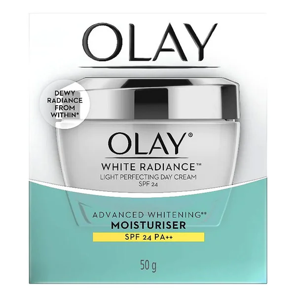 Olay White Radiance Moisturiser SPF 24 PA +++, 50 gm