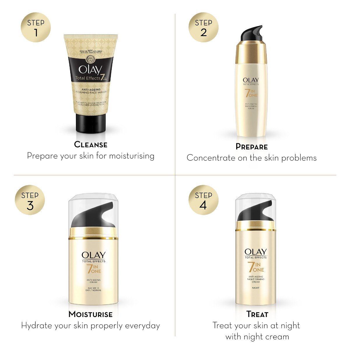 Olay Total Effects 7 in 1 Anti-Ageing Smoothing Serum, 50 ml, Pack of 1 Olay Total Effects 7 in 1 Anti-Ageing Smoothing Serum, 50 ml, Pack of 1