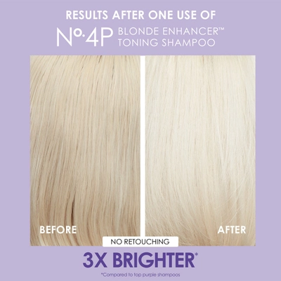 Olaplex No.4P Blonde Enhancer Toning Shampoo, 250 ml, Pack of 1