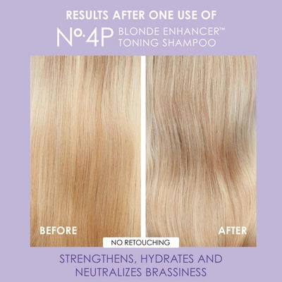 Olaplex No.4P Blonde Enhancer Toning Shampoo, 250 ml, Pack of 1