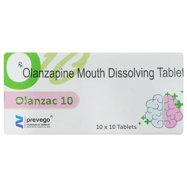 Olanzac 10 Mouth Dissolving Tablet 10's
