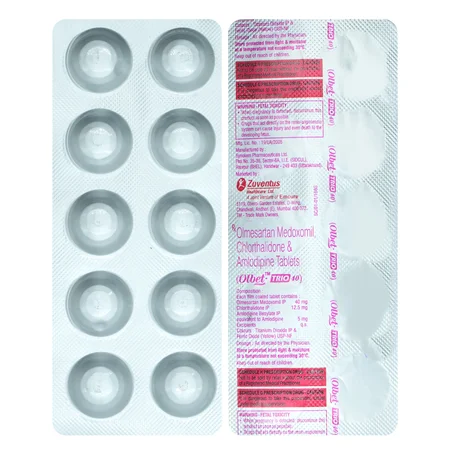 Olbet-Trio 40mg Tablet 10's