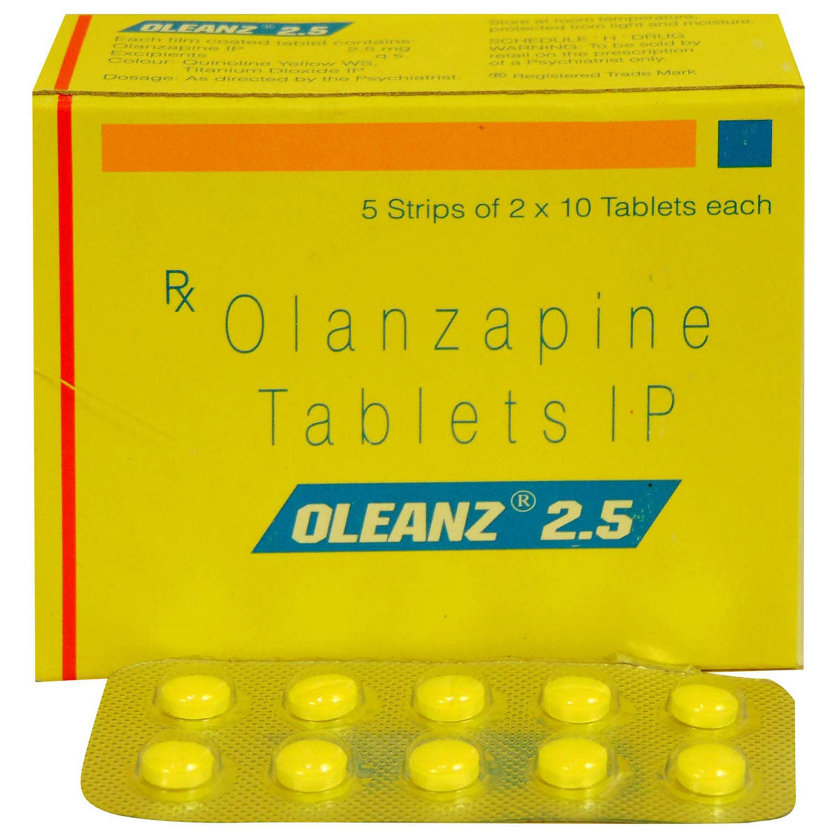 Buy Oleanz 2.5 Tablet 10's Online