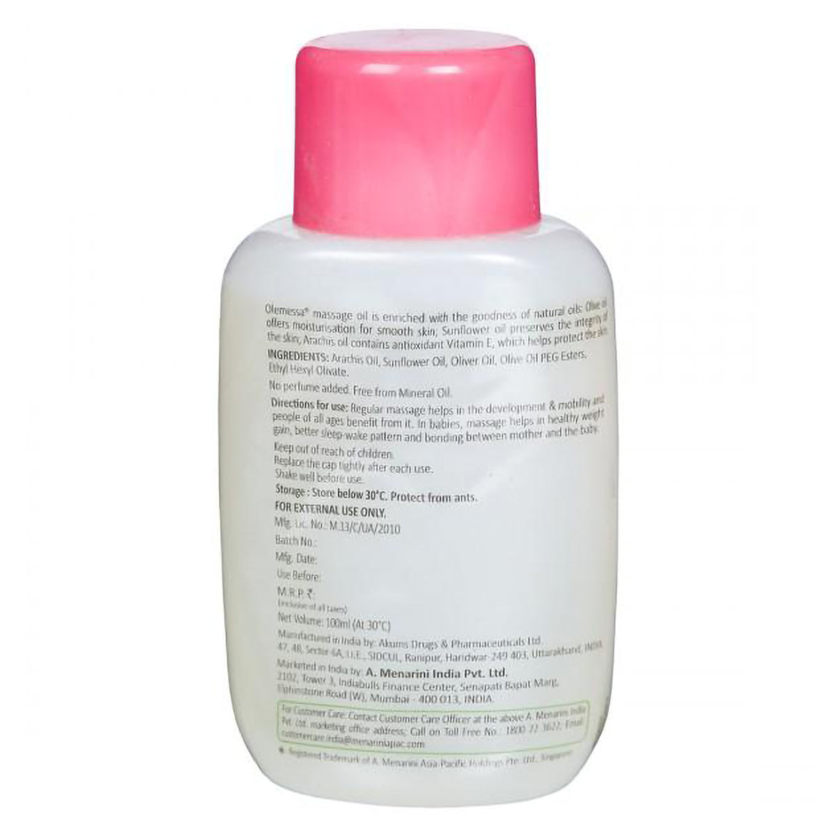 Olemessa Massage Oil 100 ml, Pack of 1 Olemessa Massage Oil 100 ml, Pack of 1