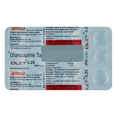 Olet-1.25 MD Tablet 15's, Pack of 15 TabletS