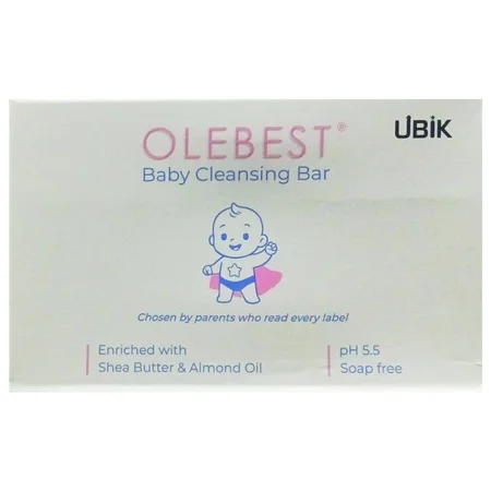 Olebest Ph 5.5 Baby Cleansing Bar, 75 gm