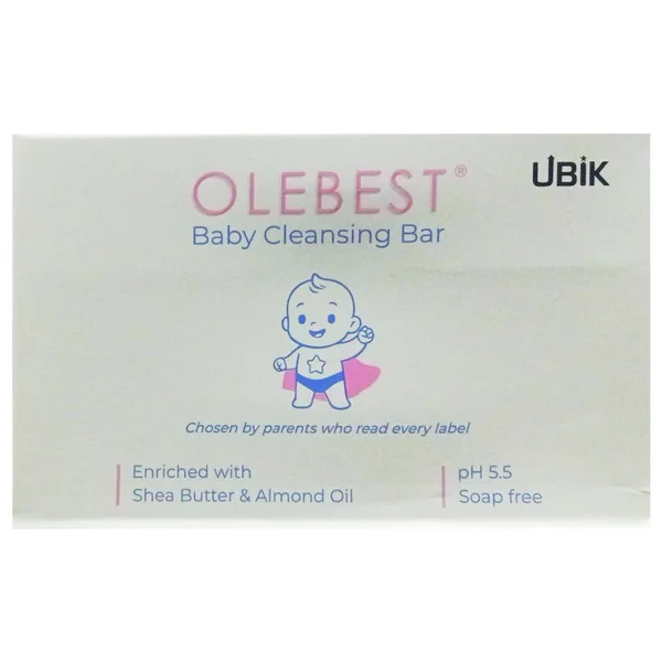 Olebest Ph 5.5 Baby Cleansing Bar, 75 gm, Pack of 1