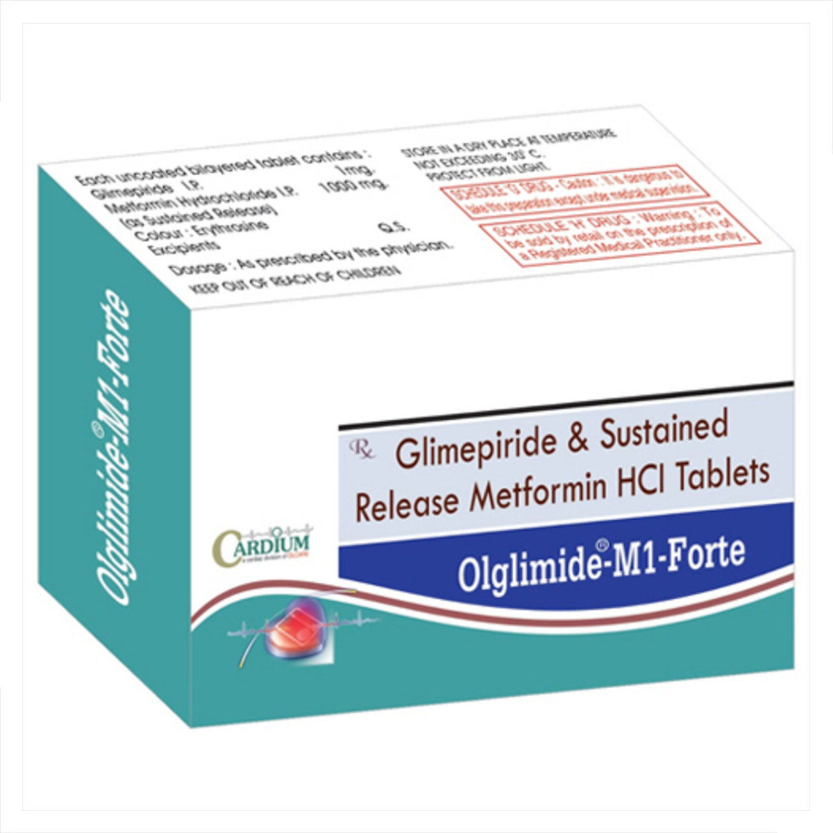 Olglimide-M1 Forte Tablet 15's, Pack of 15 TabletS Olglimide-M1 Forte Tablet 15's, Pack of 15 TabletS