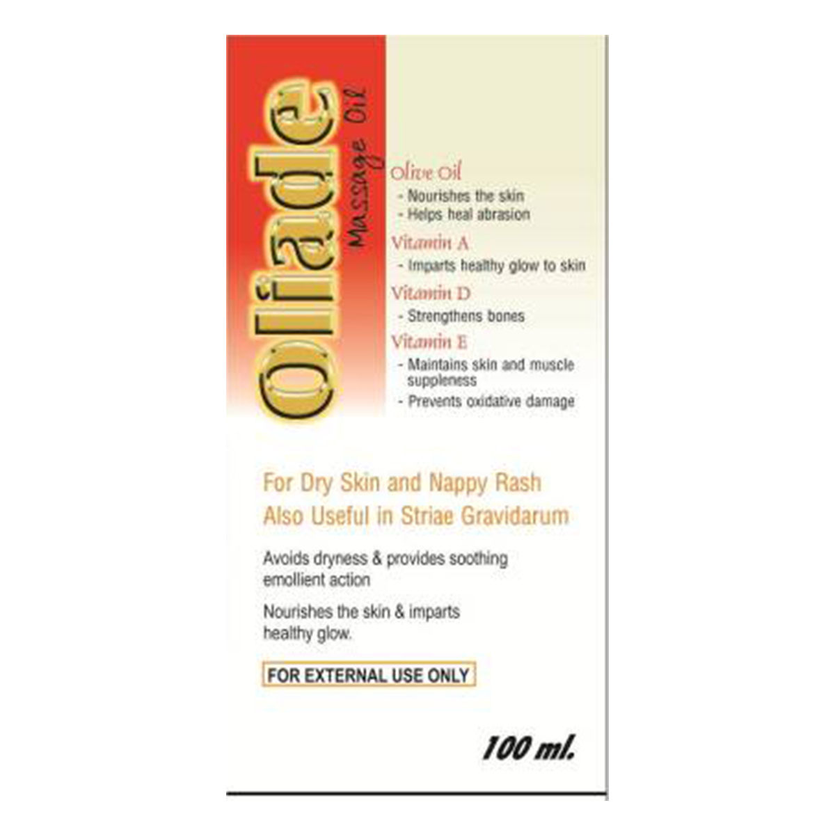 Oliade Baby Massage Oil, 100 ml Price, Uses, Side Effects, Composition