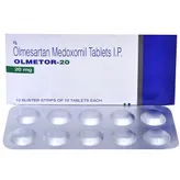 Olmetor 20 Tablet 10's, Pack of 10 TABLETS
