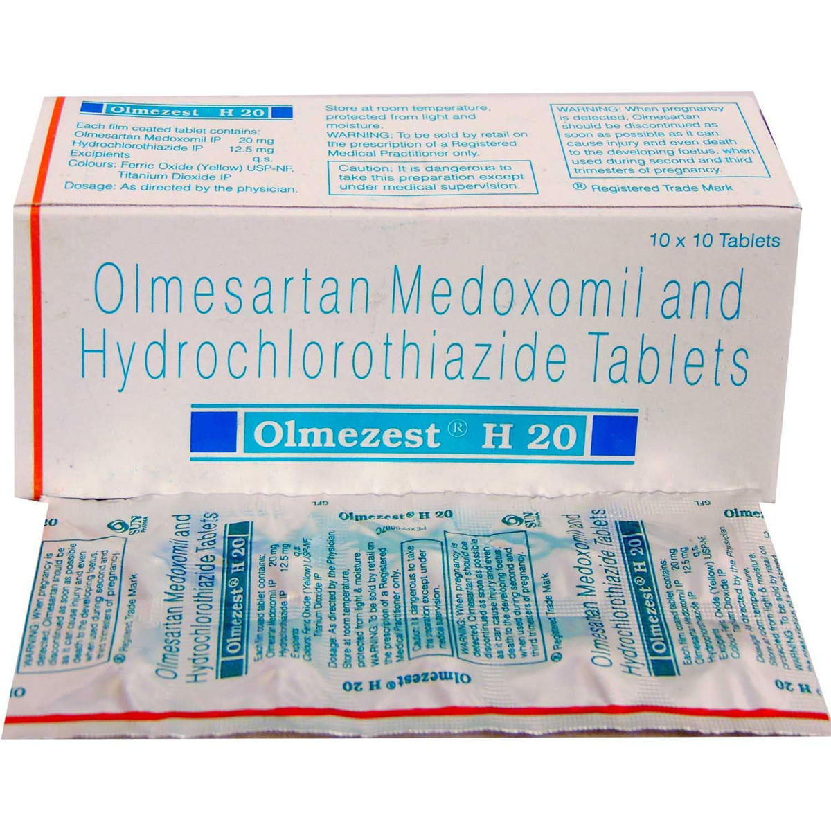 Buy Olmezest H 20 Tablet 10's Online