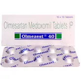 Olmezest 40 Tablet 10's, Pack of 10 TABLETS