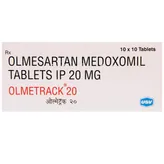 Olmetrack 20 Tablet 10's, Pack of 10 TABLETS