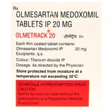 Olmetrack 20 Tablet 10's, Pack of 10 TABLETS