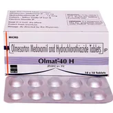 Olmat-40 H Tablet 10's, Pack of 10 TABLETS