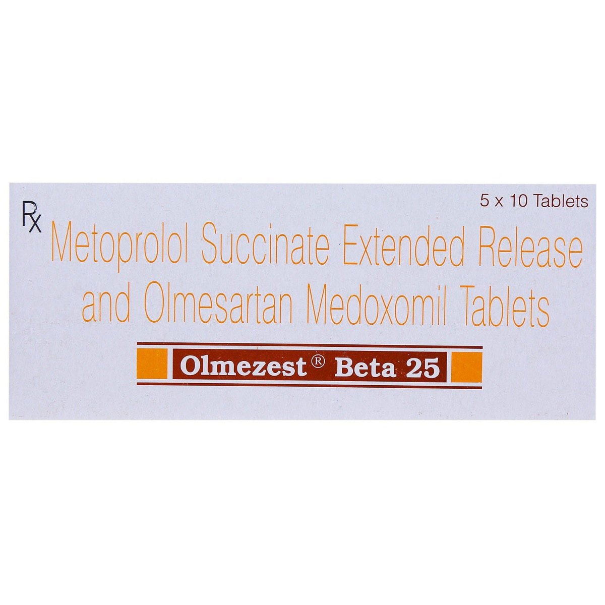 Buy Olmezest Beta 25 Tablet 10's Online