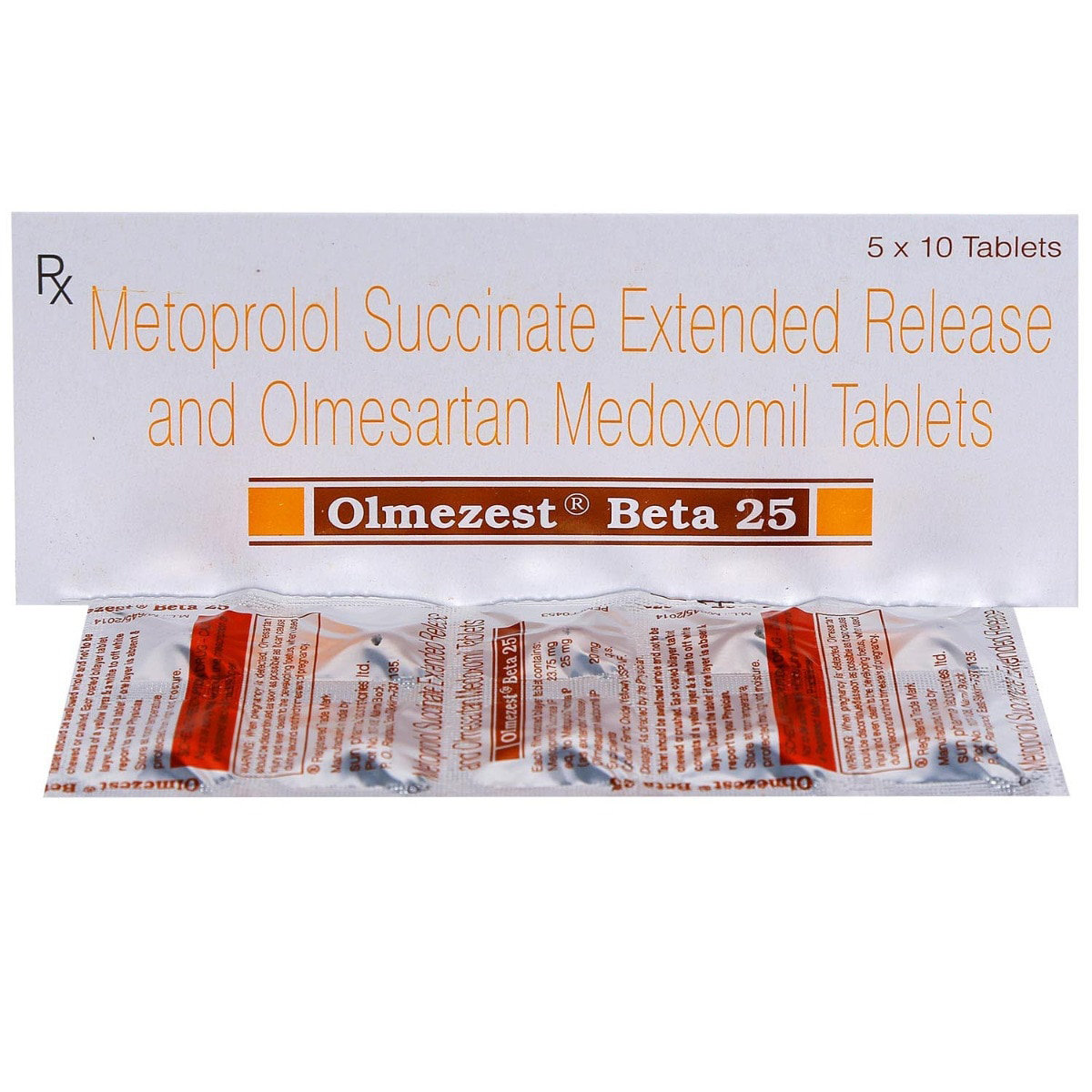 Olmezest Beta 25 Tablet 10's, Pack of 10 TABLETS Olmezest Beta 25 Tablet 10's, Pack of 10 TABLETS