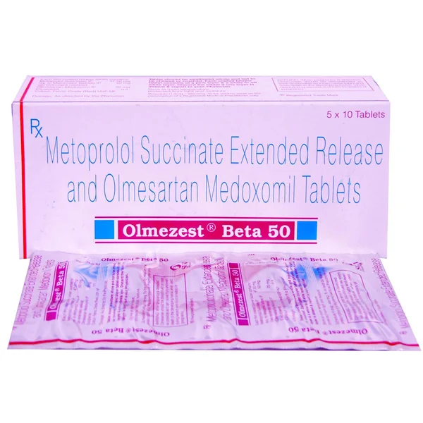 Olmezest Beta 50 Tablet 10's, Pack of 10 TABLETS
