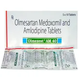 Olmezest AM 40 Tablet 10's, Pack of 10 TABLETS