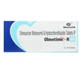 Olmetime-H 40 Tablet 10's, Pack of 10 TABLETS
