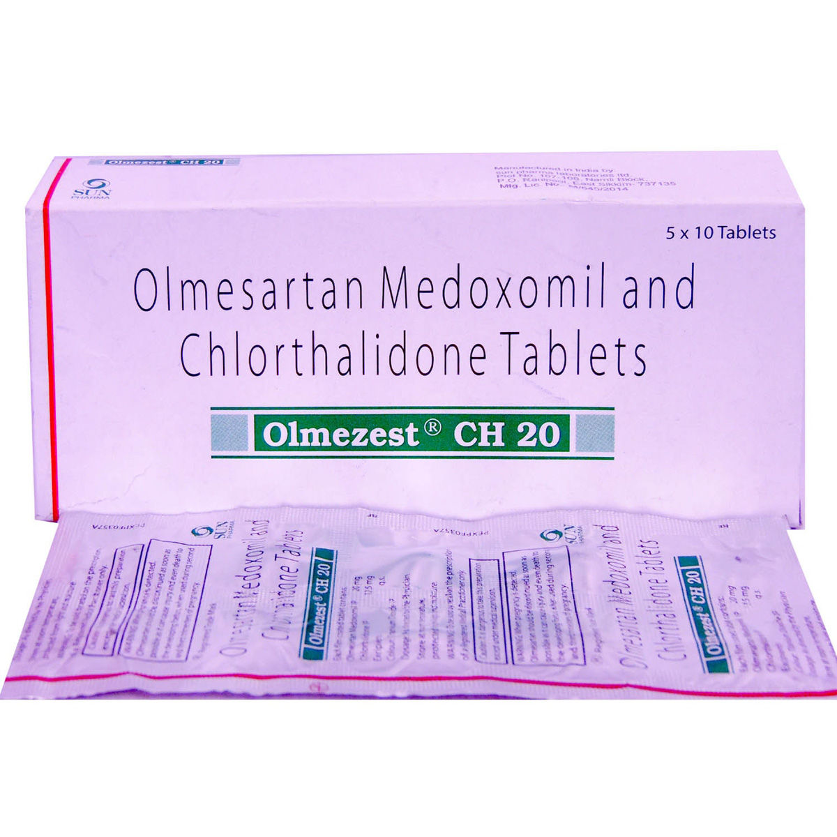 Olmezest CH 20 Tablet | Uses, Side Effects, Price | Apollo Pharmacy