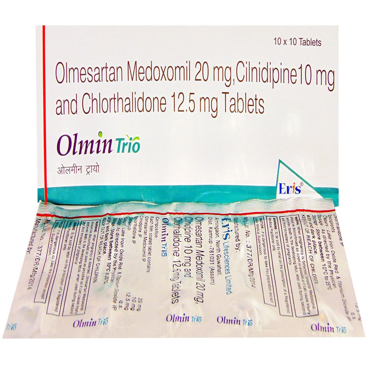 Buy Olmin Trio Tablet 10's Online