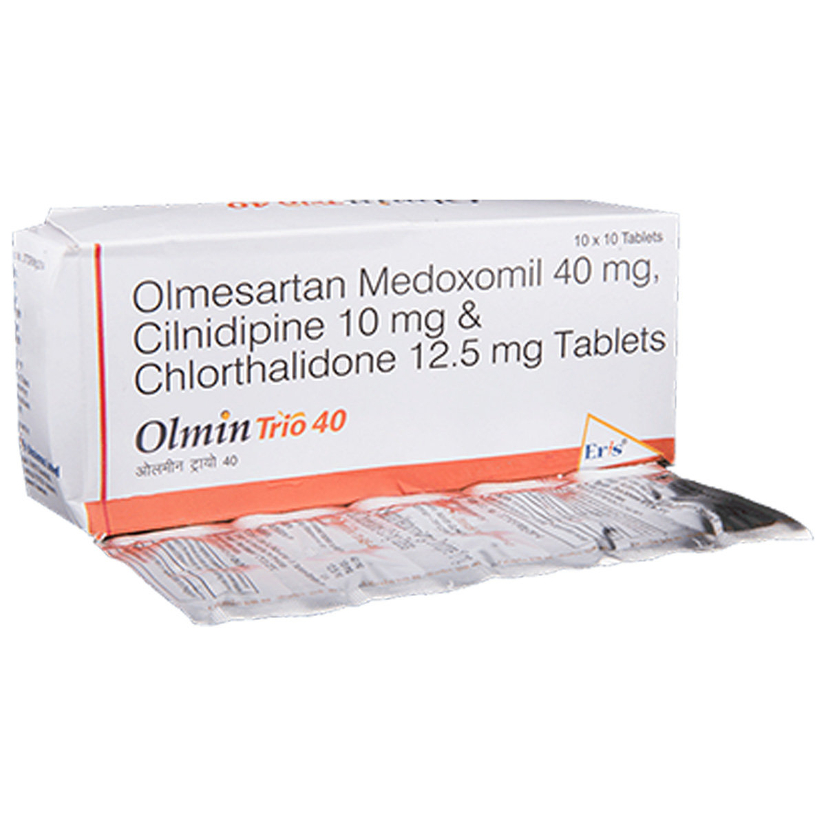 Olmin Trio 40 Tablet 10's, Pack of 10 TABLETS Olmin Trio 40 Tablet 10's, Pack of 10 TABLETS