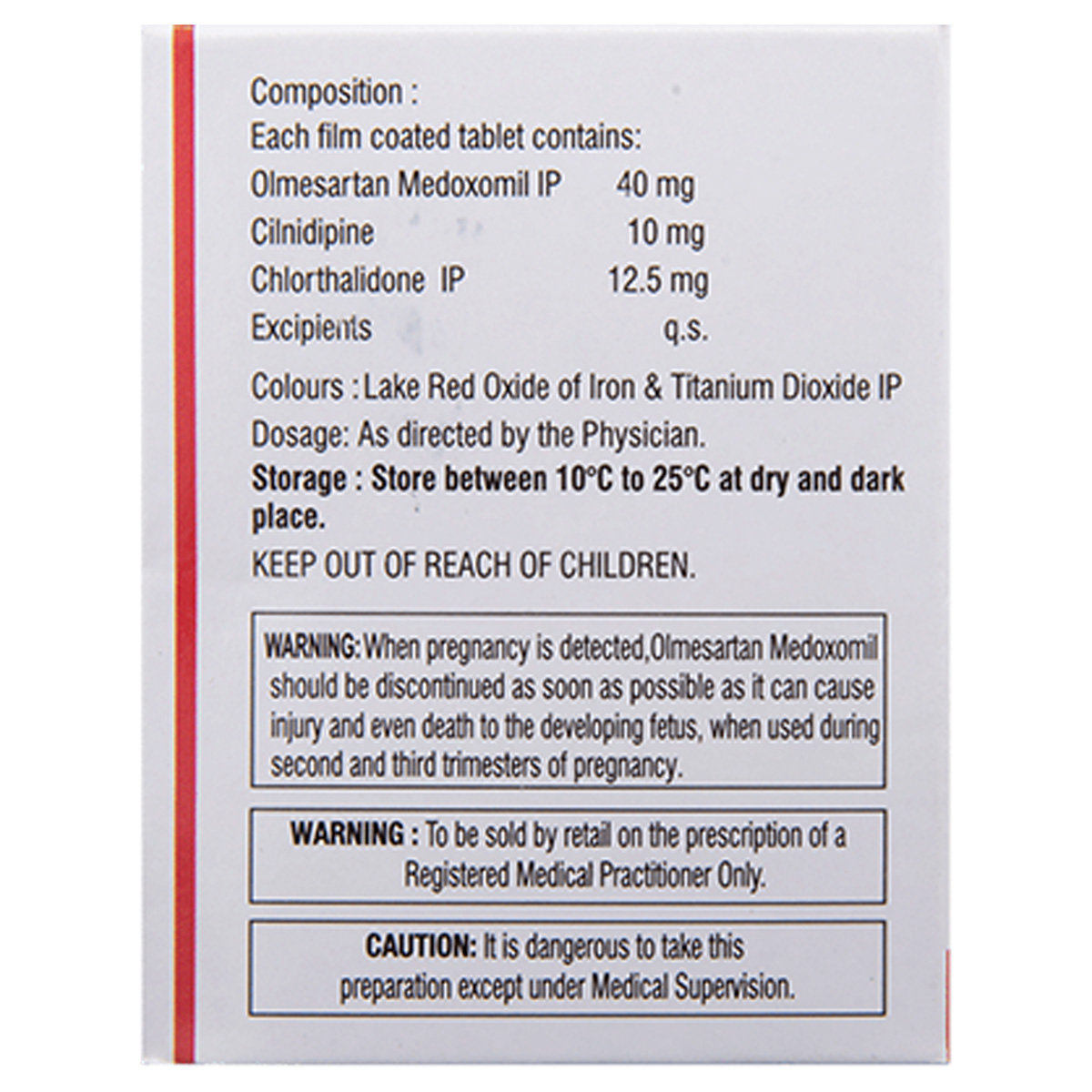 Olmin Trio 40 Tablet 10's, Pack of 10 TABLETS Olmin Trio 40 Tablet 10's, Pack of 10 TABLETS