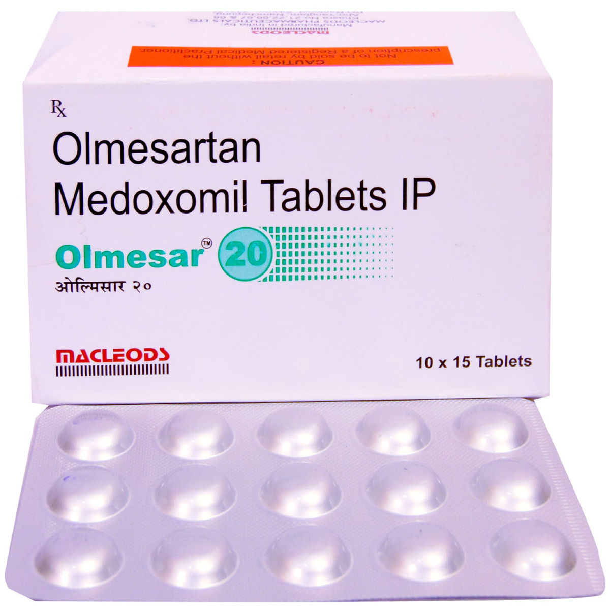 Buy Olmesar 20 Tablet 15's Online