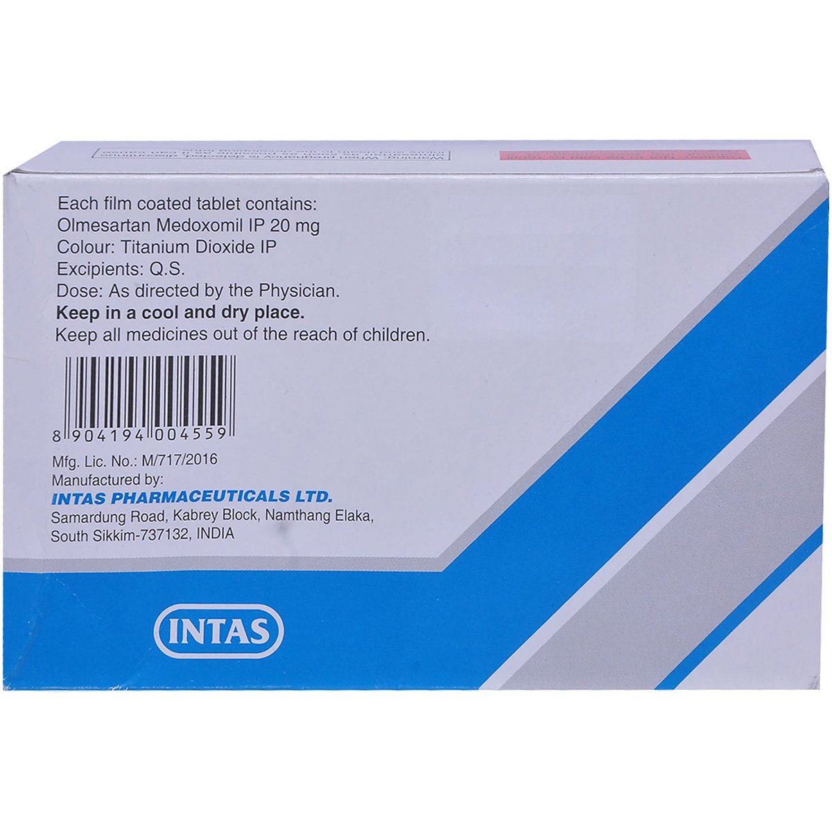 Olmark-20 Tablet 15's, Pack of 15 TABLETS Olmark-20 Tablet 15's, Pack of 15 TABLETS