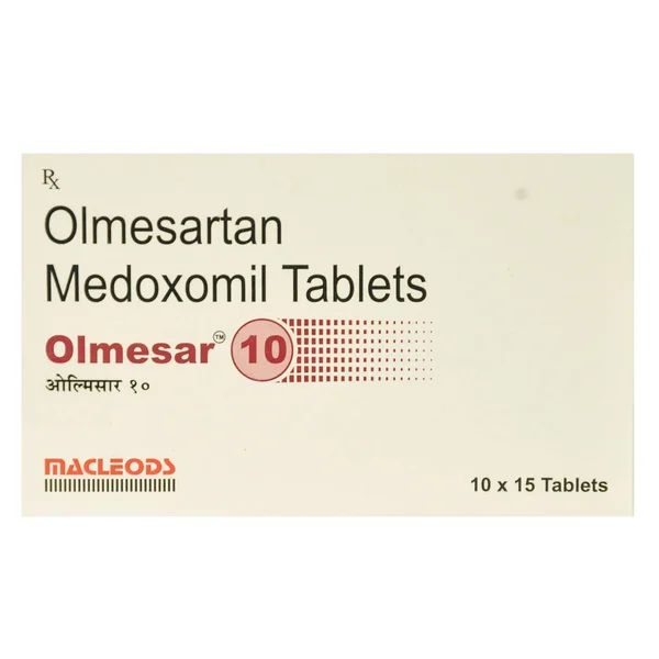 Olmesar 10 mg Tablet 15's
