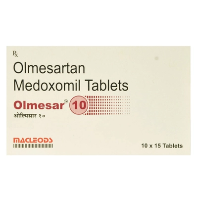 Olmesar 10 Tablet 15's, Pack of 15 TABLETS