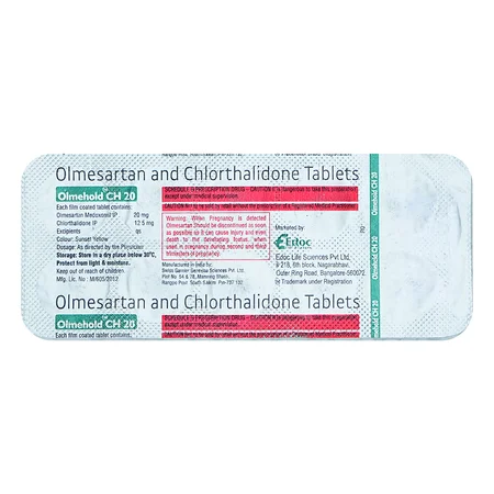 Olmehold Ch 20/12.5Mg Tablet 10'S