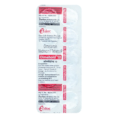 Olmehold 10 Tablet 10's, Pack of 10 TABLETS