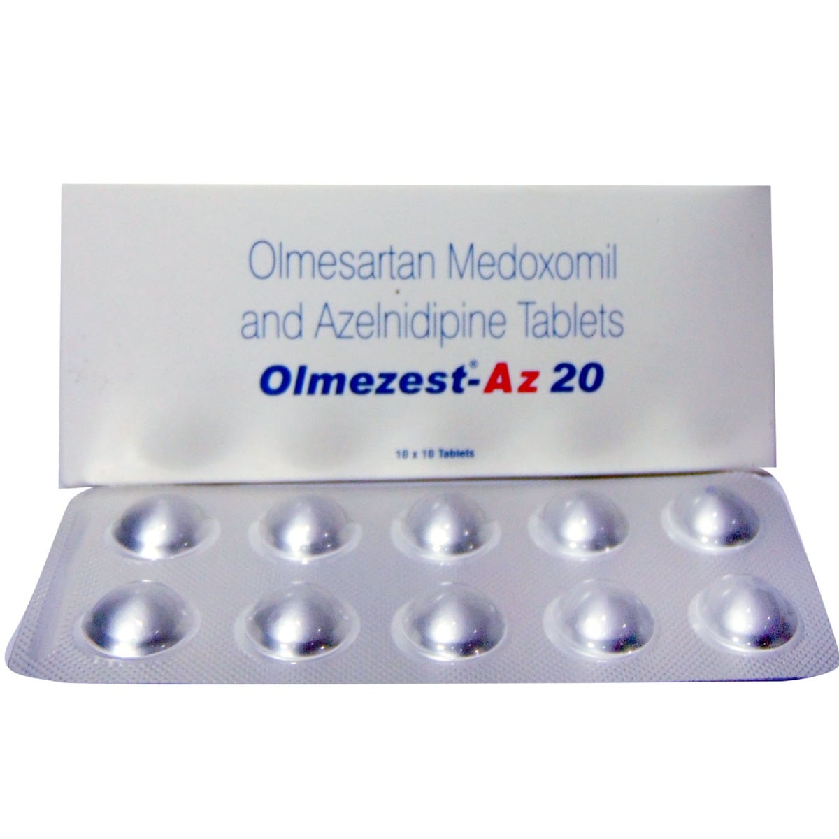 Olmezest-AZ 20/8 mg Tablet 10's, Pack of 10 TABLETS Olmezest-AZ 20/8 mg Tablet 10's, Pack of 10 TABLETS