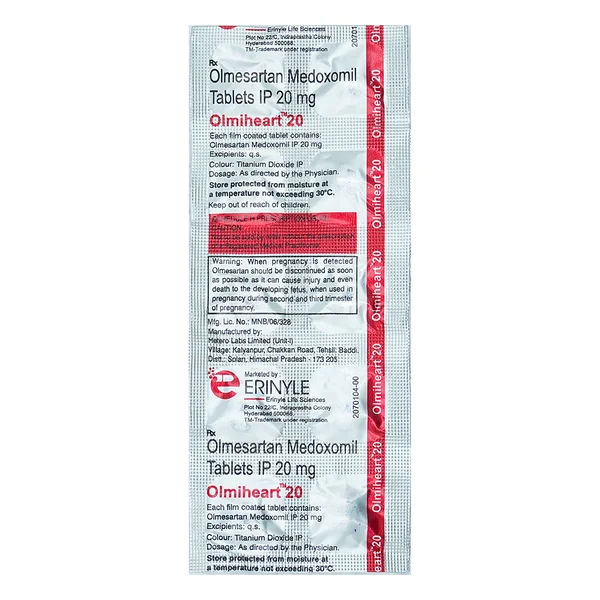 Olmiheart 20 Tablet 10's